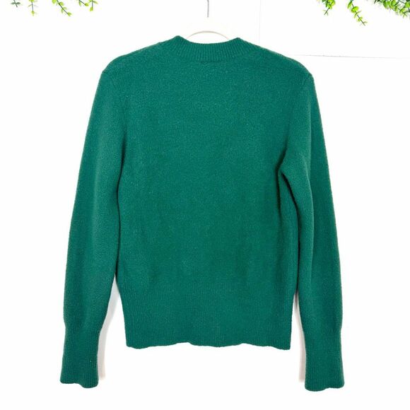 Wicked Paul Tazewell Sweater S Emerald Green Gold Embroidered Cardigan Elphaba - Picture 9 of 10